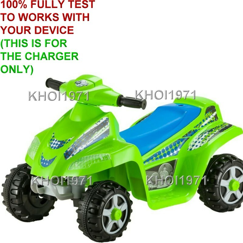 AC Wall Charger Adapter for KT1161 Kidtrax Moto Trax Toddler Quad Ride-On Melody Magic Cars 1