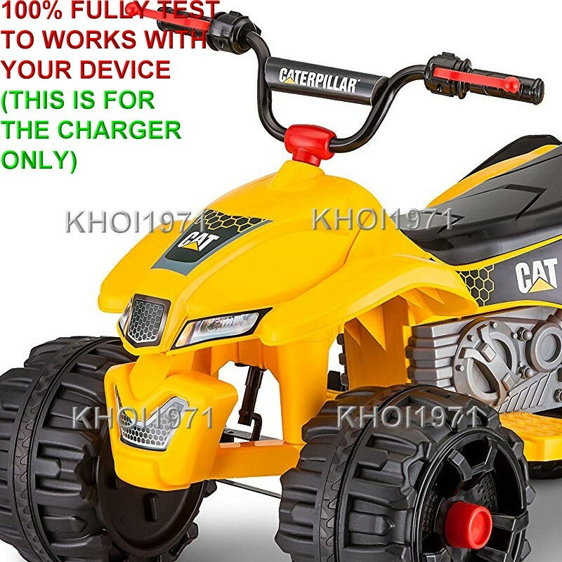 12V AC Wall Charger and Adapter for KT1214 Kid Trax CAT Quad Ride-On Battery Magic Cars 1