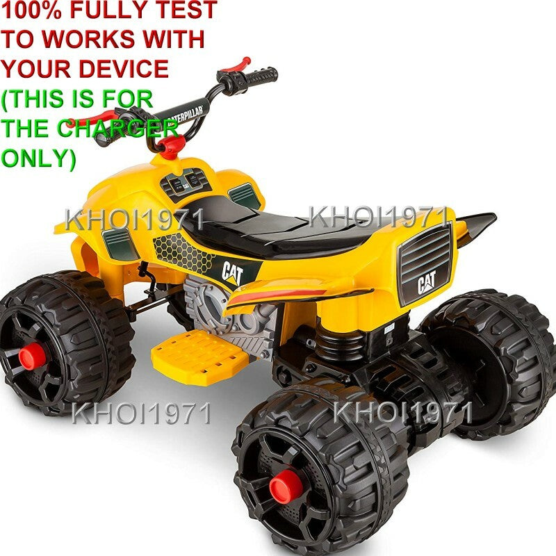 12V AC Wall Charger and Adapter for KT1214 Kid Trax CAT Quad Ride-On Battery Magic Cars 3