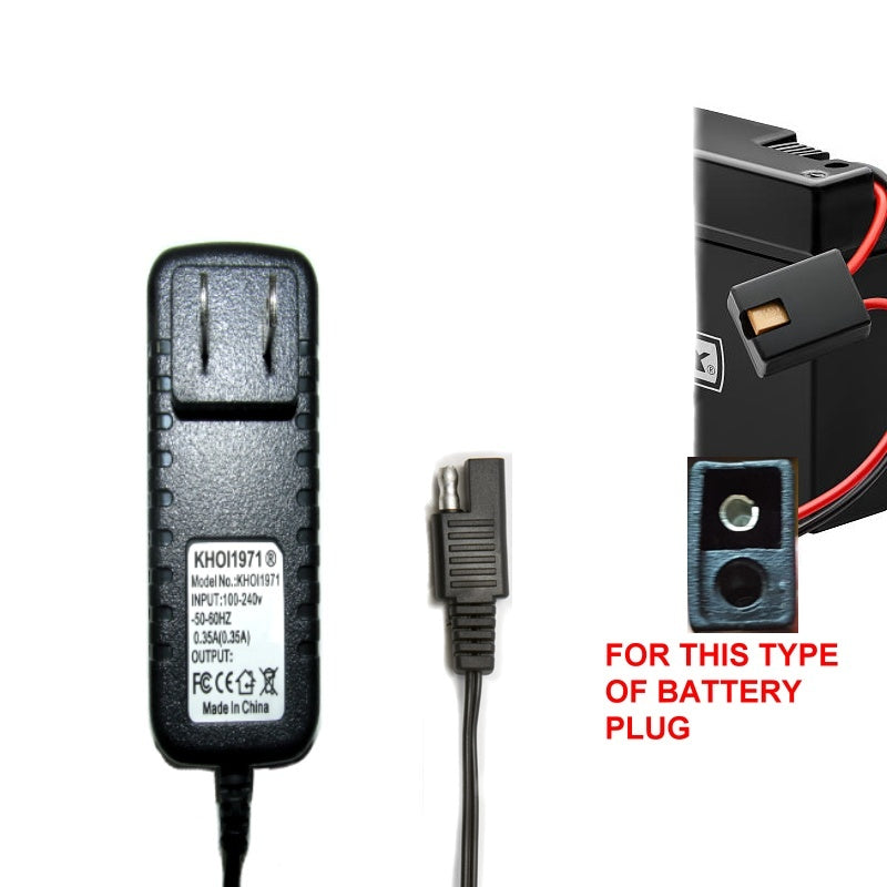 AC Wall Charger Adapter for KT1268WM Disney Minnie Mouse Quad Ride-On Magic Cars 4