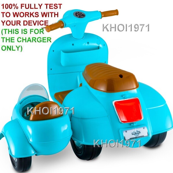 AC Wall Charger Adapter for KT1278WM Kidtrax Teddy Bear Side Ride-On Scooter Magic Cars 1
