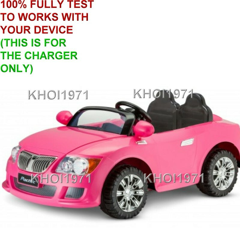 12V AC Wall Charger Adapter for Kidtrax KT1343WM Cool Car Convertible Ride-On Magic Cars 7