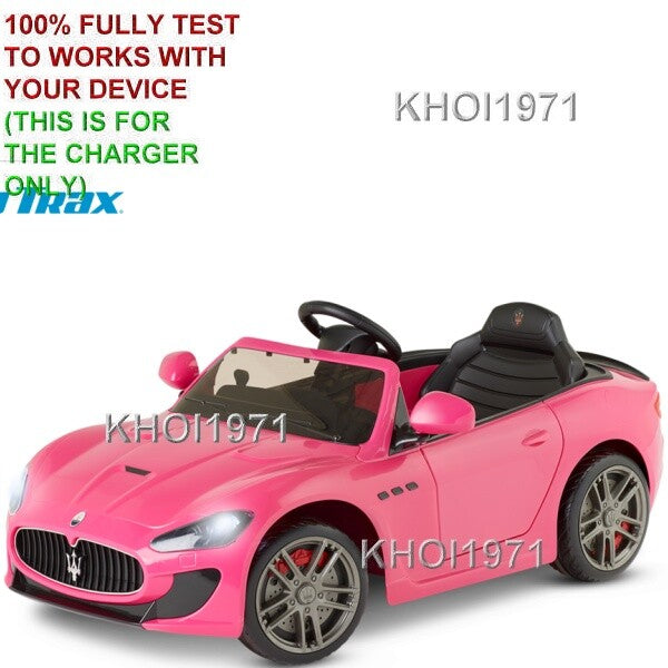 AC Wall Charger Adapter for KT1362TR Kid Trax Maserati Granturismo Ride-On Toy Magic Cars 2