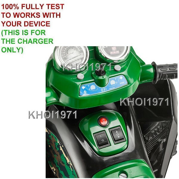 6V AC Wall Charger Adapter for KT1365WM Kid Trax Mossy Oak Green ATV Battery Magic Cars 1