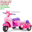 AC Wall Charger Adapter for KT1464WM Kid Trax Minnie Mouse Scooter Side Car Ride-On Magic Cars 1