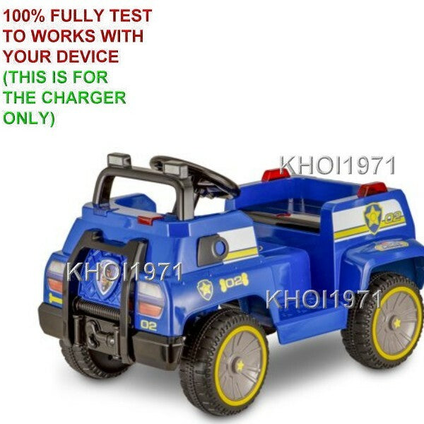 6V AC Wall Charger Adapter for Kidtrax KT1481WM Paw Patrol Chase Ride-On Toy Magic Cars 5