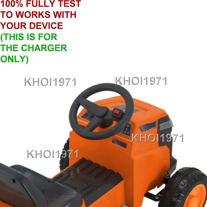 AC Wall Charger Adapter for KT1502WM KidTrax 6V Ride-On Mow & Go Lawn Mower Battery Magic Cars 3