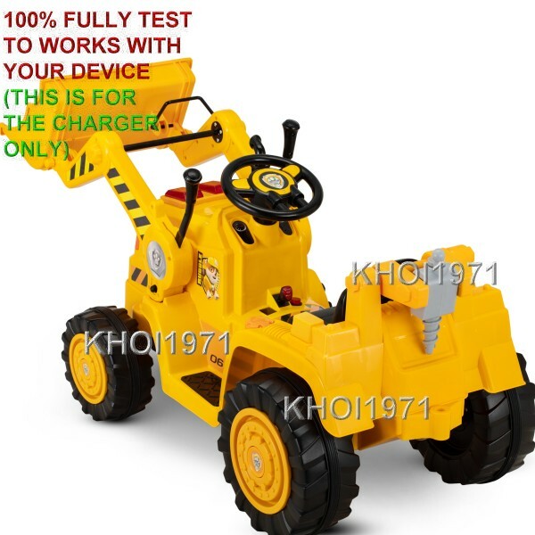 AC Wall Charger Adapter for KT1507WM KidTrax Paw Patrol Rubble Digger Ride-On Toy Magic Cars 1