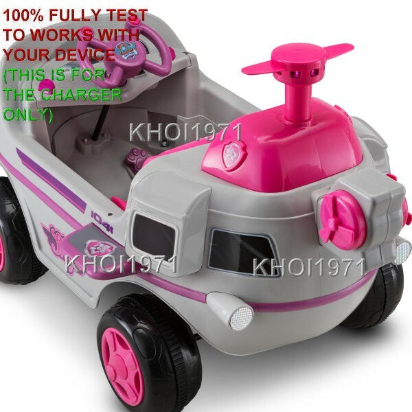 AC Wall Charger Adapter for KT1508WM Kidtrax Paw Patrol Skye Helicopter Ride-On Toy Magic Cars 3