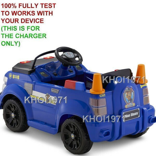 AC Wall Charger Adapter for KT1509WM KidTrax Paw Patrol Chase Ride-On Toy Magic Cars 2