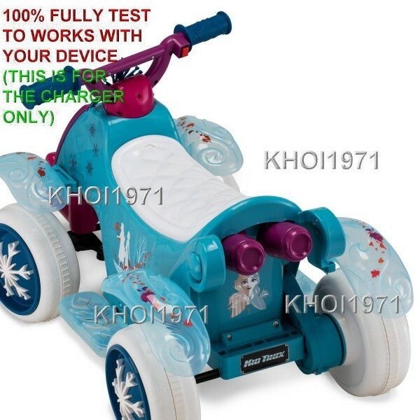 6V AC Wall Charger Adapter for KT1516 Kid Trax Frozen 2 Toddler Quad Ride-On Toy Magic Cars 2