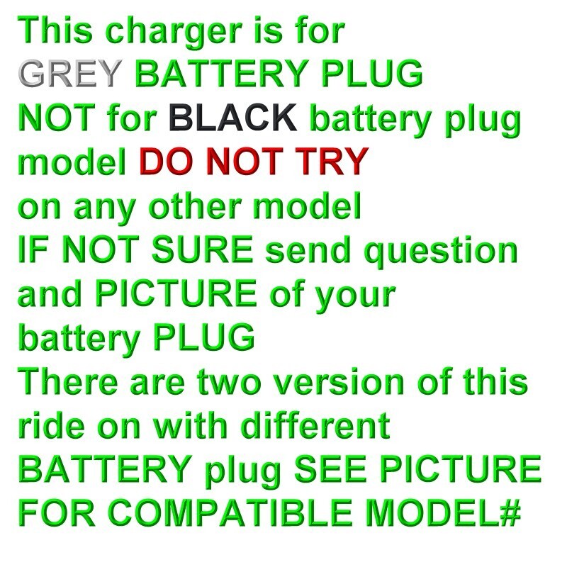 AC Wall Charger Adapter for Pacific Cycle KidTrax Unicorn Toddler Quad Ride-On Toy Magic Cars 2