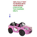 Pink AC Wall Charger Adapter for 6V Ride-On Coupe Toy Magic Cars 1