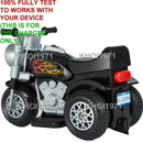 AC Wall Charger Adapter for 6V Battery Pink and Black 3-Wheel Kalee Motorcycle Ride-On Magic Cars 7