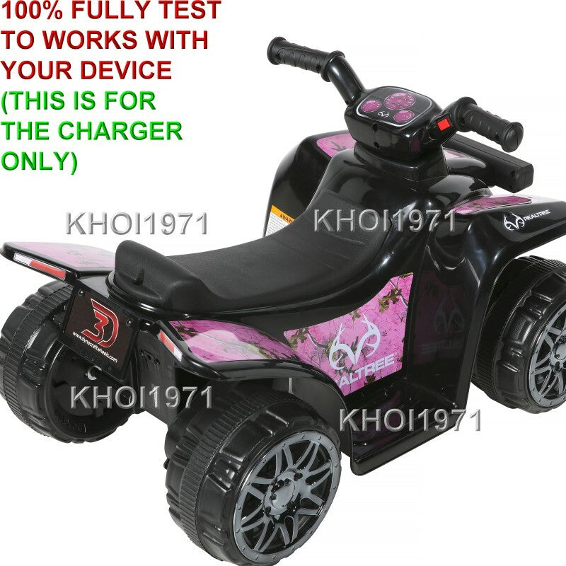 6V AC Wall Charger Adapter for Pink Camo Ride-On Vehicle Magic Cars 2