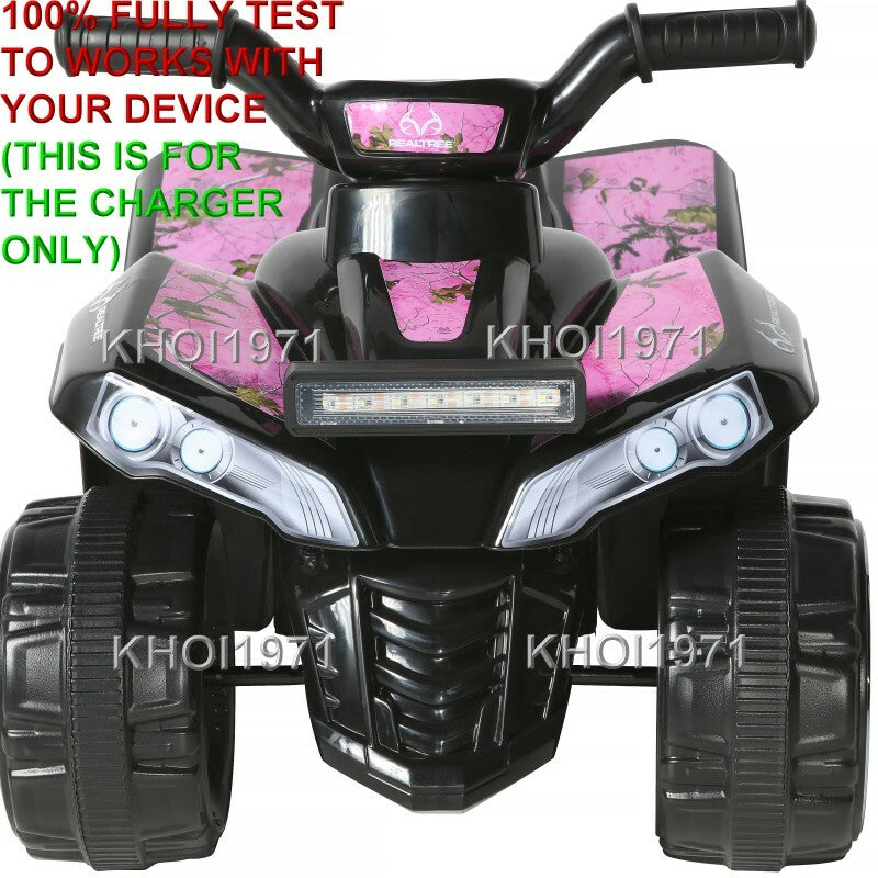 6V AC Wall Charger Adapter for Pink Camo Ride-On Vehicle Magic Cars 3