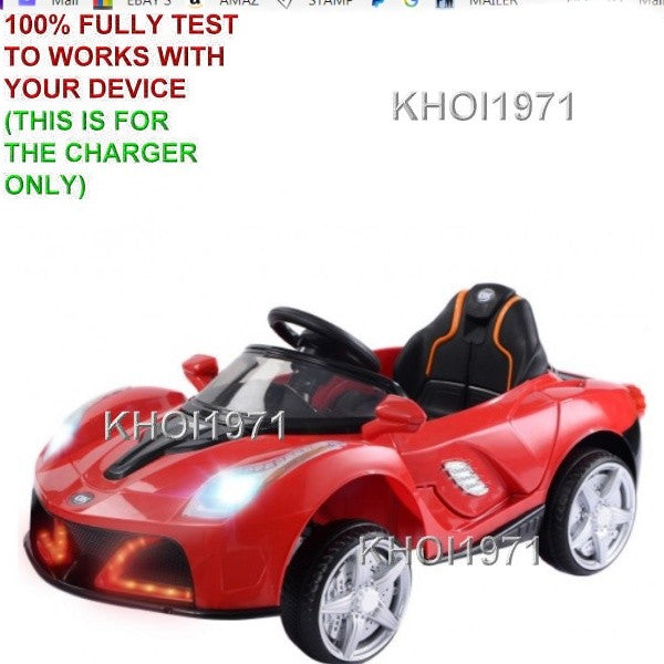 AC Wall Charger Adapter for TY324109 Battery-Powered Kids Ride-On Car Magic Cars 1