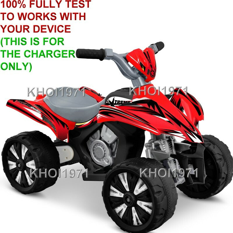 AC Wall Charger Adapter for Kid Motorz Xtreme Quad Ride-On 6V Battery Red 0670 Magic Cars 3