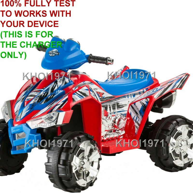 AC Wall Charger Adapter for Kid Trax KT670Z KT670ZA Red and Blue Ride-On ATV Magic Cars 1