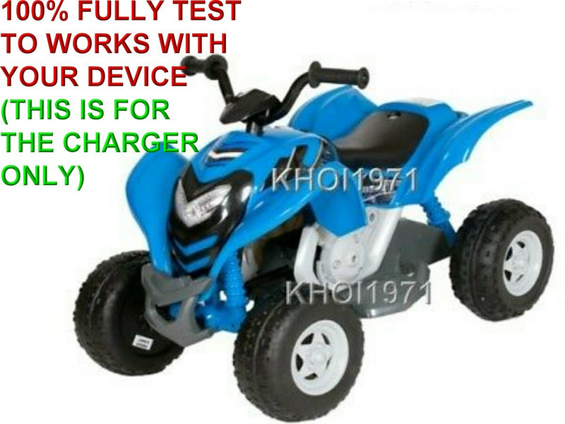 AC Wall Charger Adapter for 6V Battery Red Kids Ride-On ATV TRX700XX Model Magic Cars 2