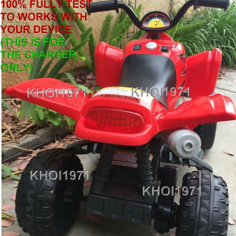 AC Wall Charger Adapter for 6V Battery Red Kids Ride-On ATV TRX700XX Model Magic Cars 6