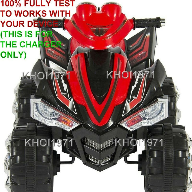 12V AC Wall Charger Adapter for Red ATV Ride-On SKY2071 Magic Cars 2