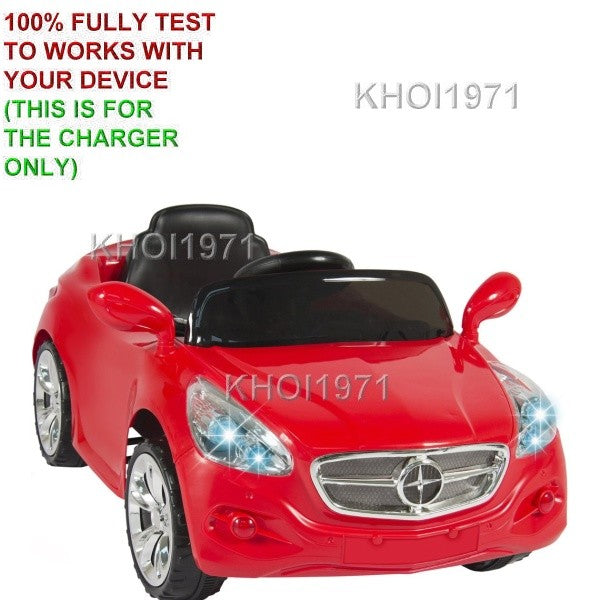 Red AC Wall Charger Adapter for Ride-On Car SKY2083 Magic Cars 1