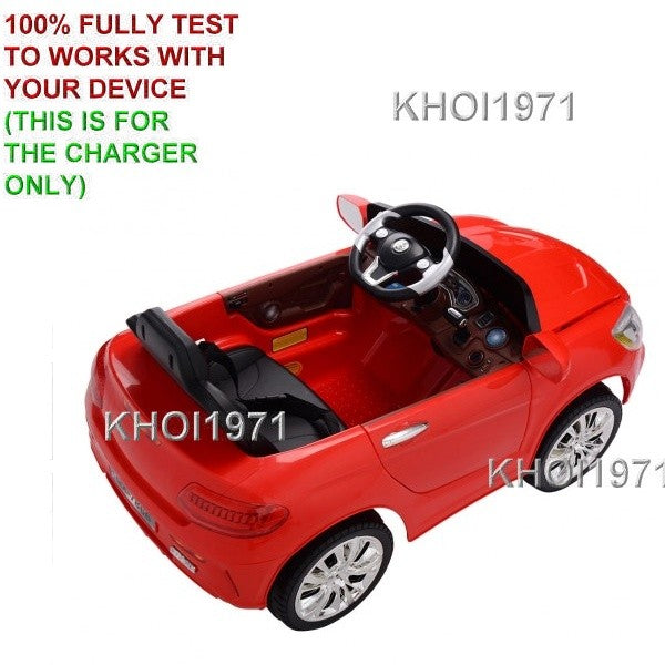 AC Wall Charger Adapter for Red Kids Ride-On Car with Remote TY557898 Magic Cars 2