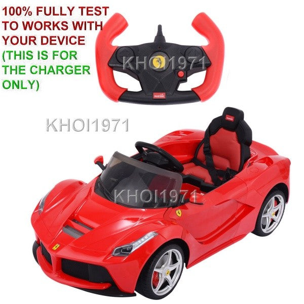 AC Wall Charger Adapter for Red Kids Ride-On Car Remote TY558750 Compatible Magic Cars 1