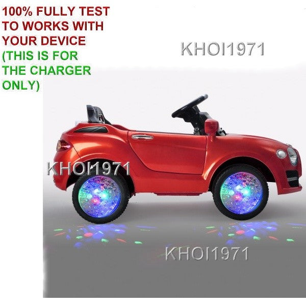 AC Wall Charger Adapter for Kids Ride-On Car with Remote Control, Red TY564944 Magic Cars 2