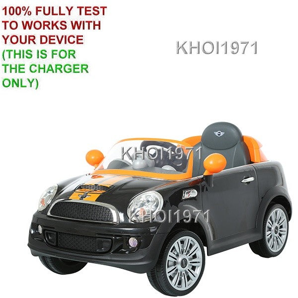 6V AC Wall Charger Adapter for Mini Cooper S Ride-On Vehicle W446AC-R Magic Cars 1