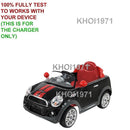 AC Wall Charger Adapter for Mini Cooper S Ride-On Vehicle Model W446AC Magic Cars 2