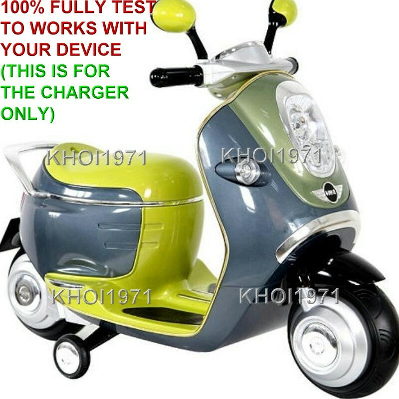 6V AC Wall Charger Adapter for Mini Electric Ride-On Scooter Model W338AC-F Magic Cars 1