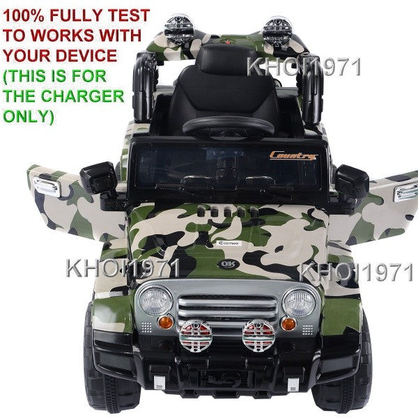 AC Wall Charger Adapter for TY324103CAMO MP3 Ride-On Truck Jeep Car Magic Cars 1