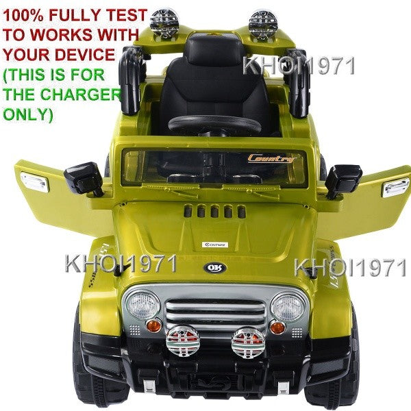 12V AC Charger Adapter for MP3 Ride-On Truck and Jeep Battery TY324103GN Magic Cars 2