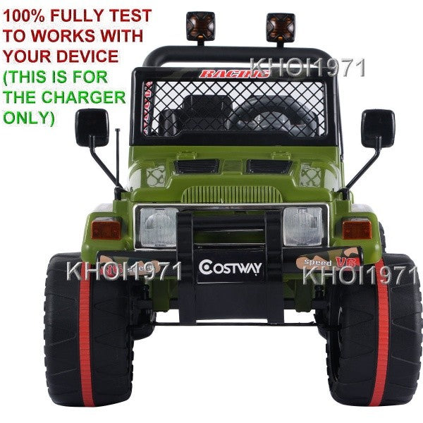 AC Wall Charger Adapter for TY324113GR Ride-On Truck Jeep Car Magic Cars 2