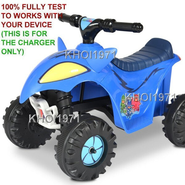 6V AC Wall Charger Adapter for W413AC W413 Ride-On Quad with PJ Masks Cat Design Magic Cars 1