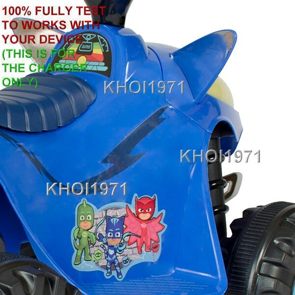 6V AC Wall Charger Adapter for W413AC W413 Ride-On Quad with PJ Masks Cat Design Magic Cars 4