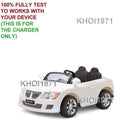 White AC Wall Charger Adapter for KidTrax Convertible KT1199WM KT1190WMC Ride-On Toy Magic Cars 1