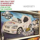 White AC Wall Charger Adapter for KidTrax Custom Coupe Ride-On Car Sticker Decal Magic Cars 3