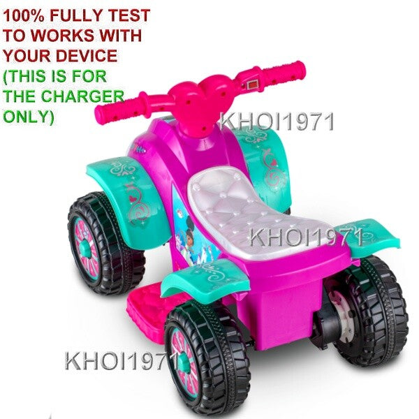 AC Charger Adapter for KidTrax Nella Princess Knight Ride-On KT1472WM Magic Cars 5