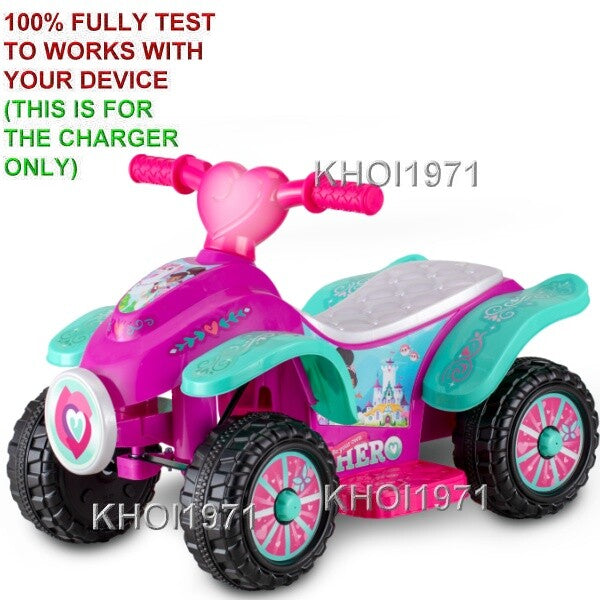 AC Charger Adapter for KidTrax Nella Princess Knight Ride-On KT1472WM Magic Cars 7