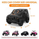 Durable Black 420D Waterproof Cover for Large Kids Ride-On Cars Magic Cars 2
