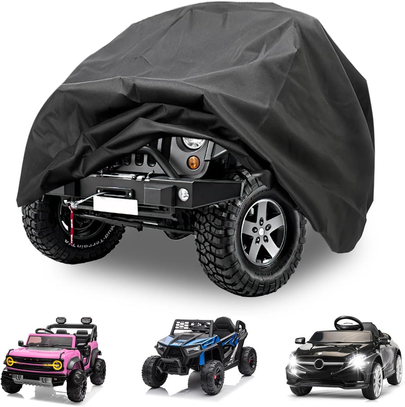 Waterproof Kids Ride-On Car Cover 420D Fabric with Drawstring and Buckles Magic Cars 9