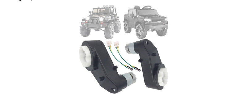 2 Pcs 12V RS550 High Speed 40000RPM Power Wheel Motors Magic Cars Variant 0