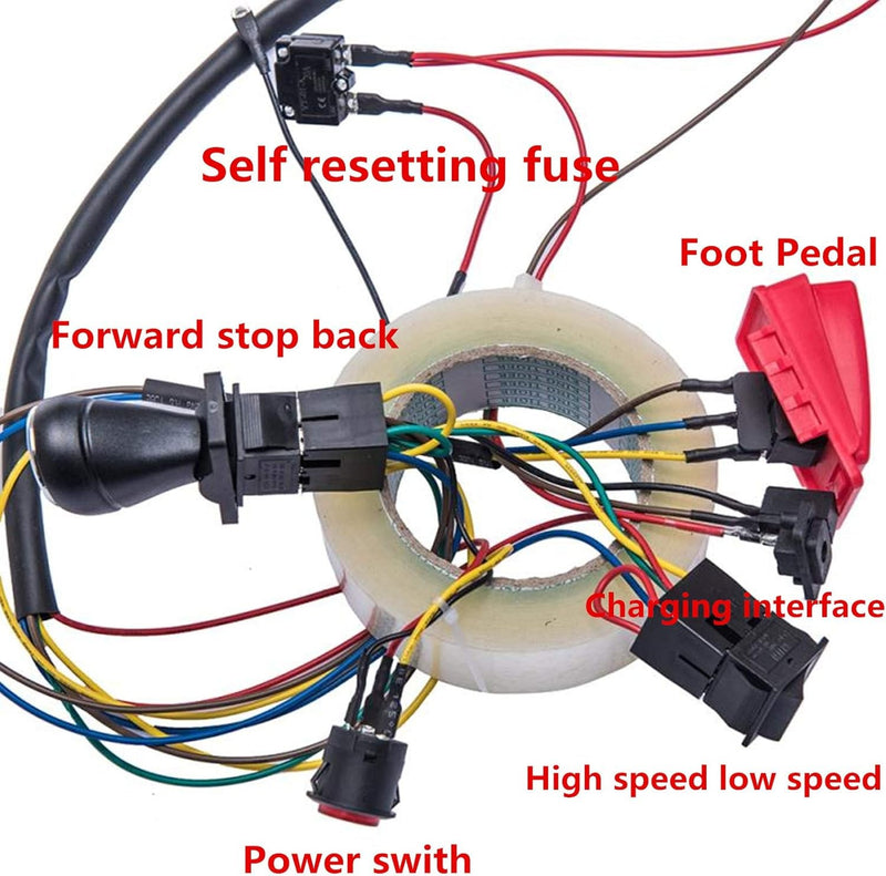 Children's DIY Electric Car Kit with Wires and Gearbox Accessories Magic Cars 3
