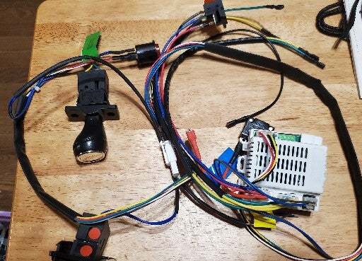 Children's DIY Electric Toy Car Kit with Accessories and Wiring Parts Magic Cars 1