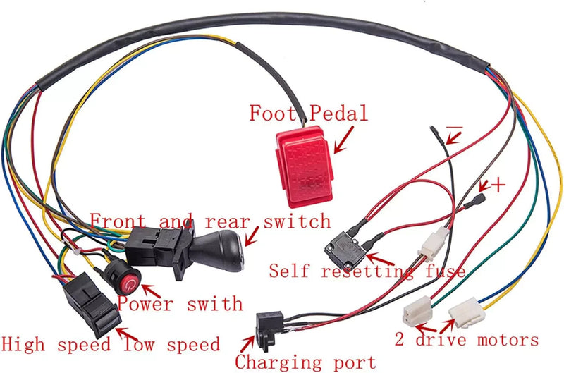 Children's DIY Electric Toy Car Kit with Accessories and Wiring Parts Magic Cars 1