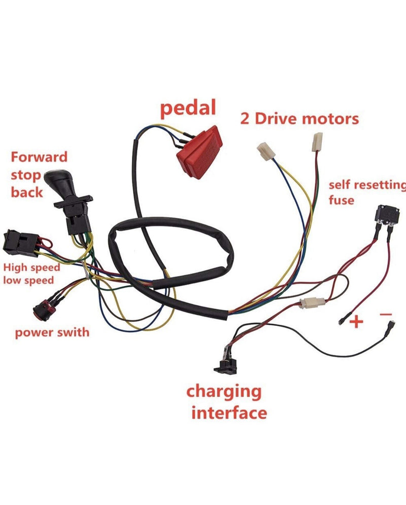 Children's Electric DIY Car Kit with Wiring Accessories for Self-Assembly Toy Magic Cars 2