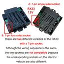 Weelye RX23 12V A Large 7-Pin Single-Sided Socket Control Box Receiver Magic Cars 3